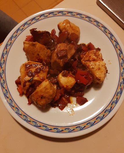 Pollo ai peperoni