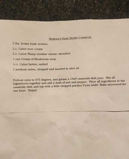 Hash Brown Casserole