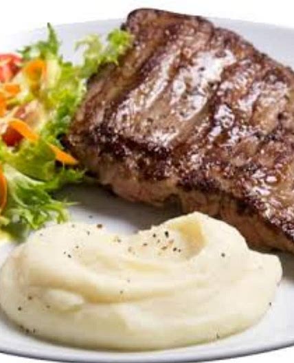 Arrachera con guarniciones