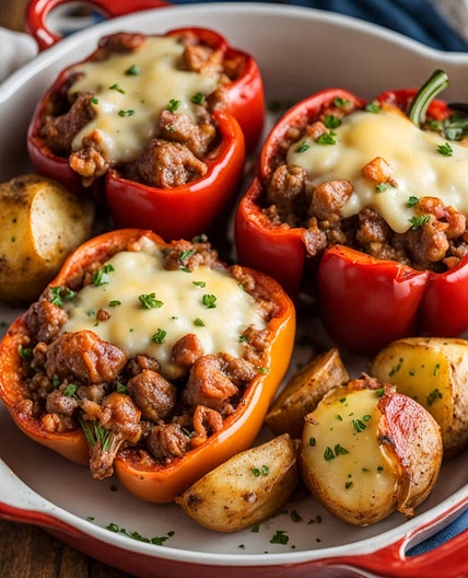 Breakfast Stuffed Peppers