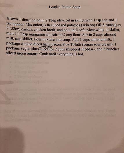 Loaded Potato Soup