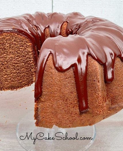 Chocolate Cream Cheese Pound Cake