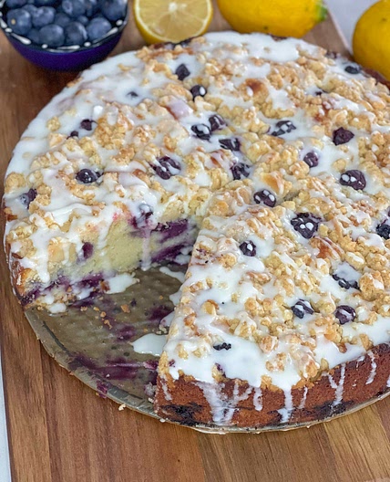 Blueberry Lemon Crumb Cake  
