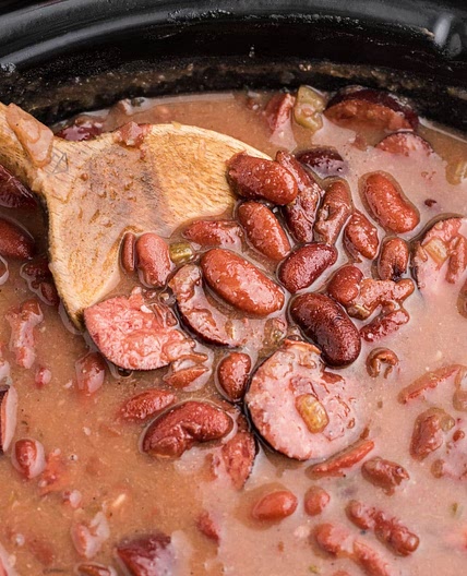 Slow Cooker Cajun Red Beans and Rice