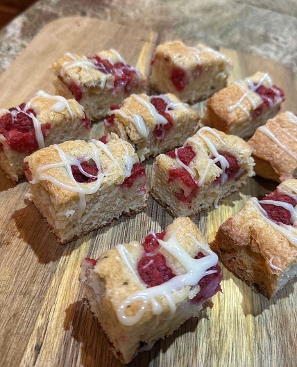 Raspberry White Chocolate Brownies