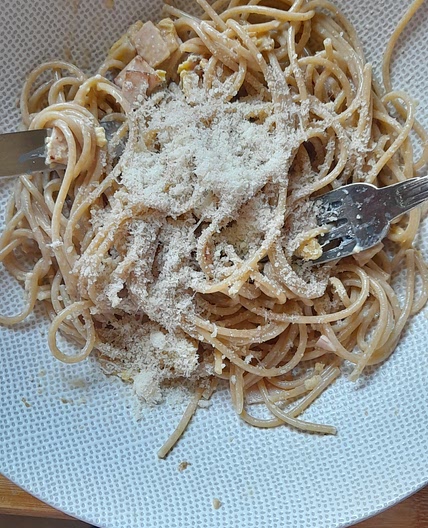 Pâte carbonara