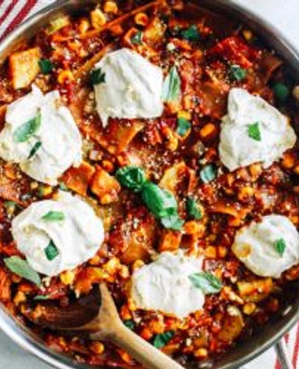 One-Pot Summer Vegetable Lasagna