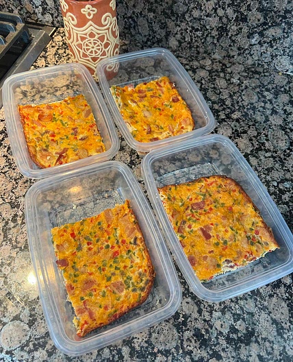 BACON AND CHEDDAR FRITTATA