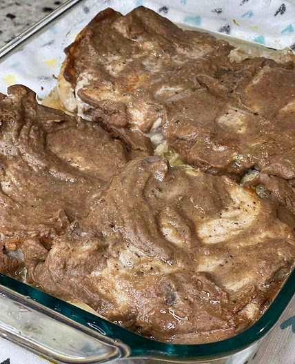 Apple Butter Porkchops 