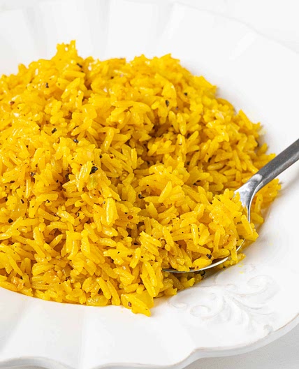 Turmeric Basmati Rice Recipe (Light & Fluffy)