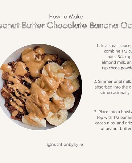 Chocolate Peanut Butter Oats