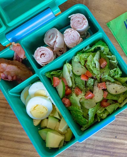 Deconstructed Cobb Salad Bento Lunch