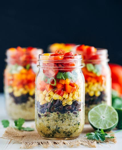Southwest Quinoa Salad Jar