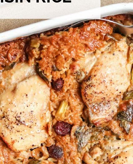 CHICKEN THIGHS WITH HOISIN RICE