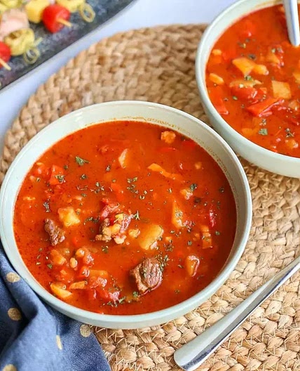 Hongaarse Goulash soep