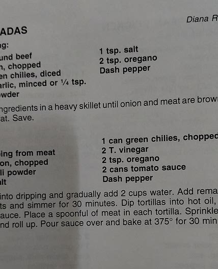 Creeden enchiladas
