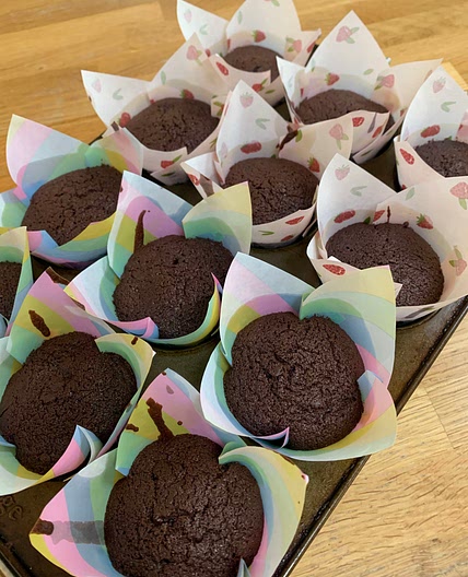 Chocolate Muffins (Hummingbird Bakery Recipe)