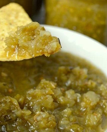 Roasted Tomatillo or Green Tomato Salsa