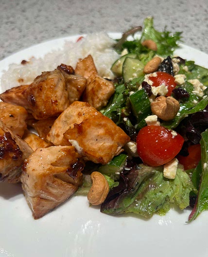 Maple soy salmon 