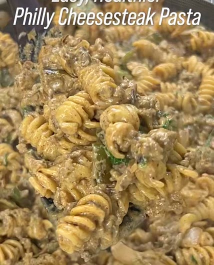 Philly Cheesesteak Pasta