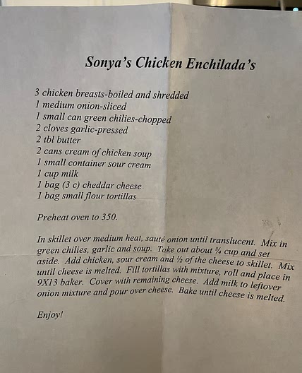 Chicken Enchiladas