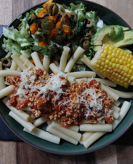 Spaghetti z tofu