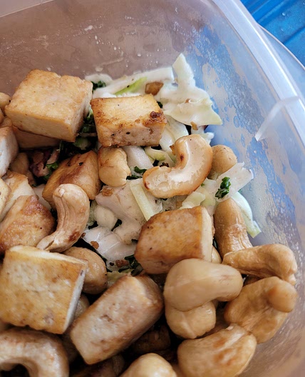 Salade de chou version repas