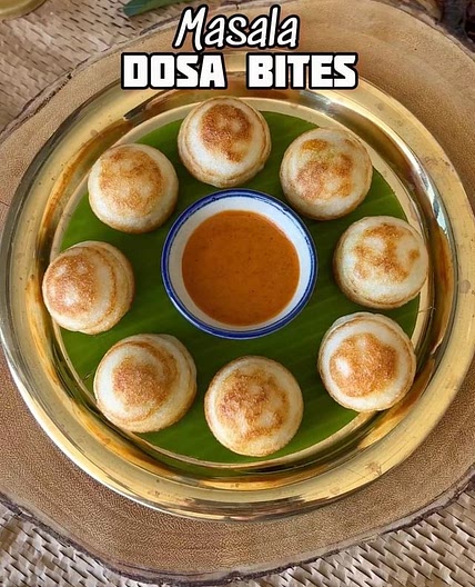 Masala Dosa Bites