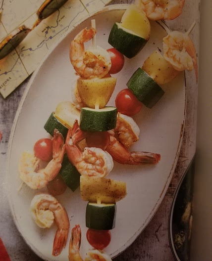 Lemon Garlic Shrimp Kabobs