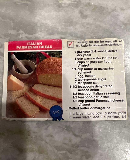 Italian Parmesan Bread