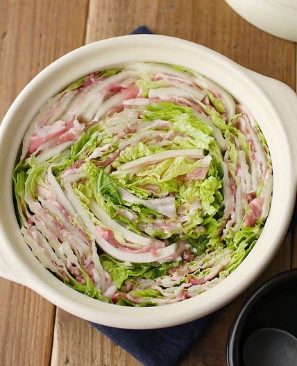 白菜と豚肉のミルフィーユ鍋