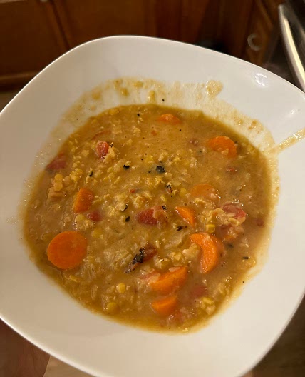 Curried Red Lentil Soup