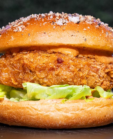 Air Fried Chicken Burger