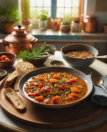 Longevity Lentil Stew