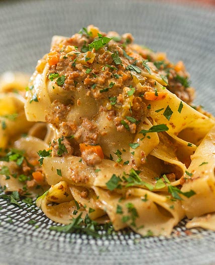 White Ragù Pappardelle - Easy Meals with Video Recipes by Chef J