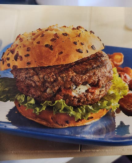 Bacon & Blue Cheese Stuffed Burger