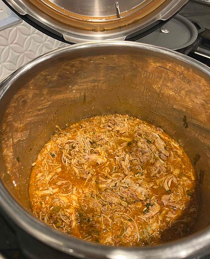 Instant Pot Chicken Chorizo Taco