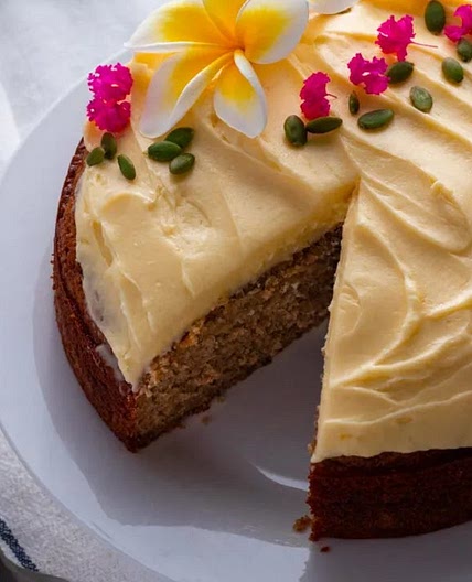 Banana Cake with Cream Cheese Frosting