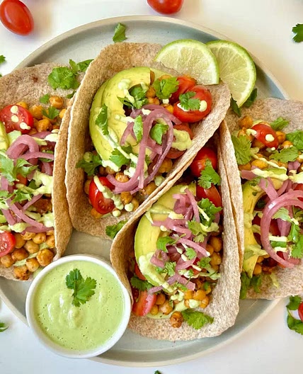 Roasted Chickpea Tacos