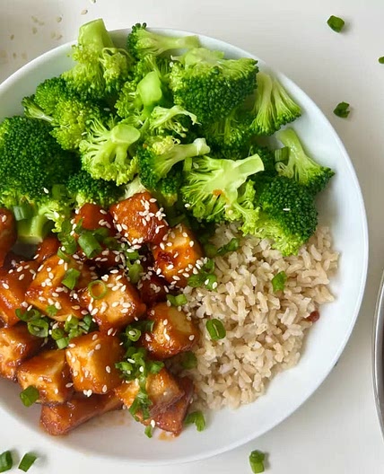 Sticky Tofu Bowl