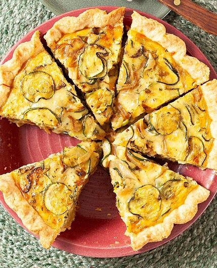 Cheesy Zucchini Quiche