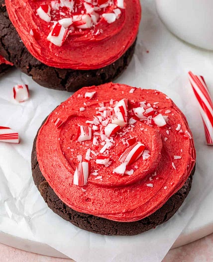 Double Chocolate Peppermint Cookies