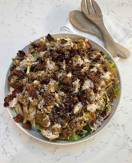 Cran-Apple Chicken Bacon Salad