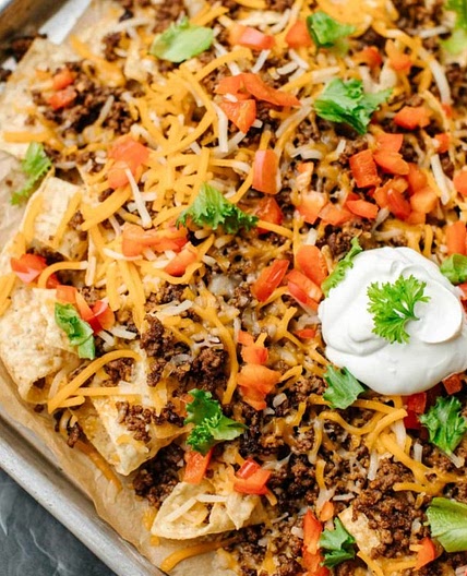 Blackstone Griddle Grilled Nachos