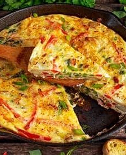 Spinach and Mushroom Frittata