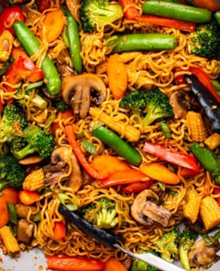 Garlic Ramen Stir Fry