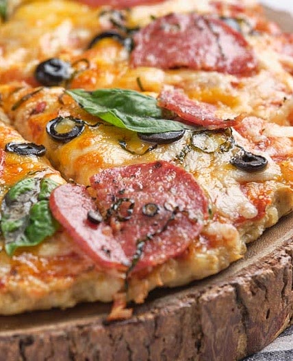 Chicken Crust Pizza(After 3rd week on program)