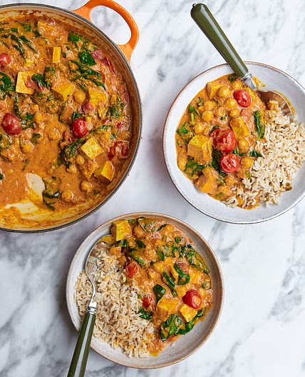 Storecupboard Tofu & Tomato Curry