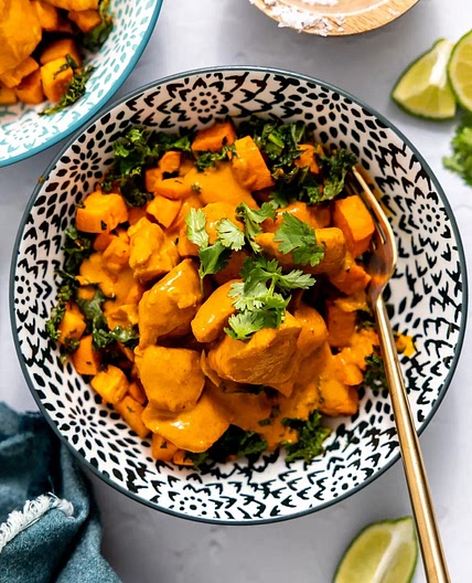 Sheet Pan Coconut Curry Chicken Bowl