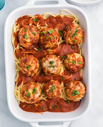 Air Fryer Chicken Parmesan Meatballs